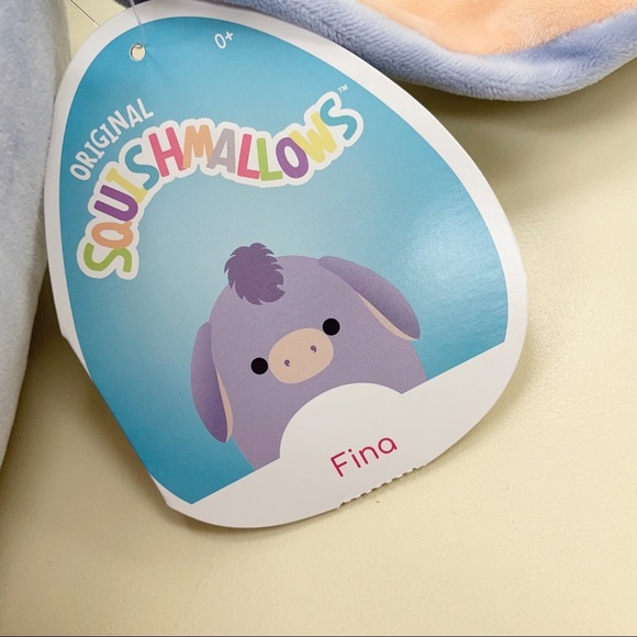 Squishmallows Fina The Donkey 12” Unisex Kids Adults Plushy Stuffed Animal NWT - Picture 8 of 11